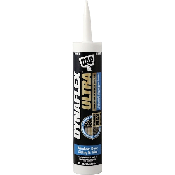 Dap DYNAFLEX ULTRA 10.1 Oz. Window, Door, Siding & Trim Sealant, White 18211 - main